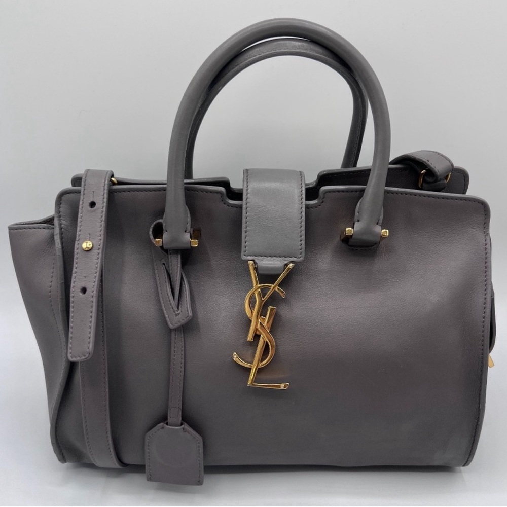 Yves Saint Laurent Grey Downtown Cabas